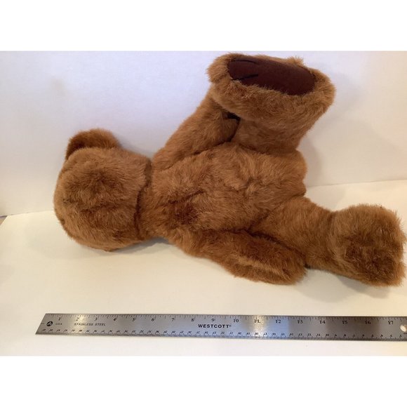 Walmart Plush Dark Brown Teddy Bear Stuffed Animal Soft Toy - Picture 5 of 10